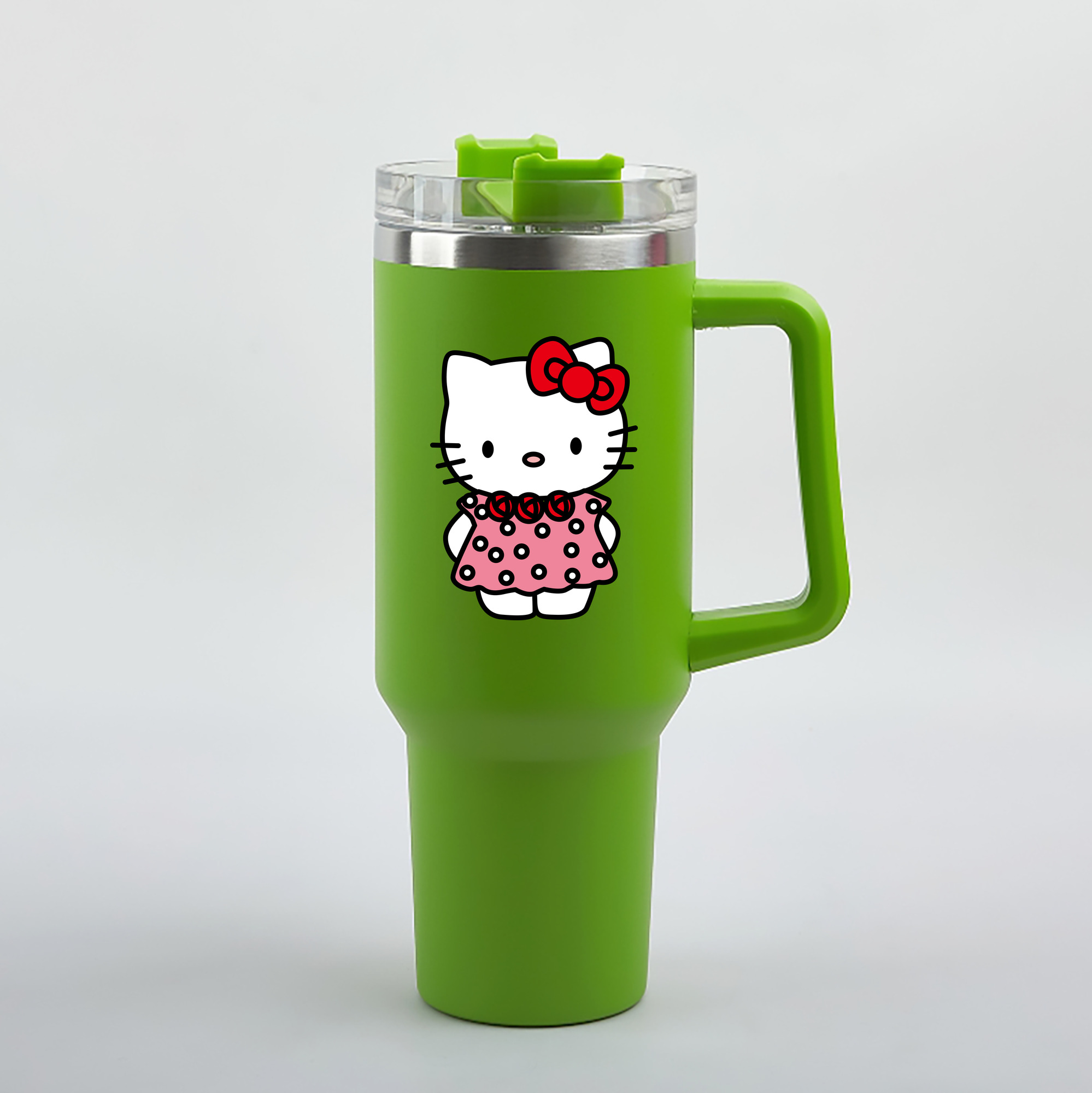 （画像用） Hello Kitty ハローキティ 1200mL車用タンブラー（カラープリント）